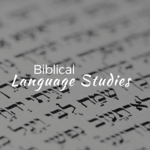 Biblical Language Studies